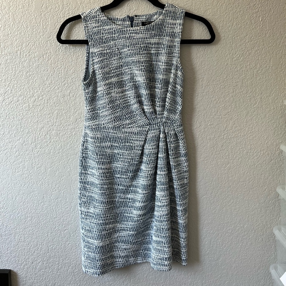 Banana Republic Dress. Light Blue tweed